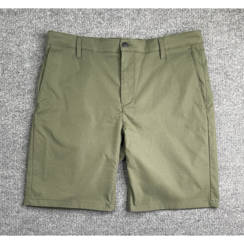 Proof Nomad Shorts Mens 36 Olive Green Technical Travel Performance